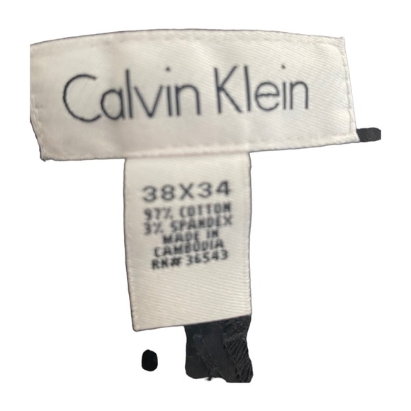 Calvin Klein Men’s Jeans Pants RN# 36543 SZ 38X 34 Gently Used - Picture 5 of 7